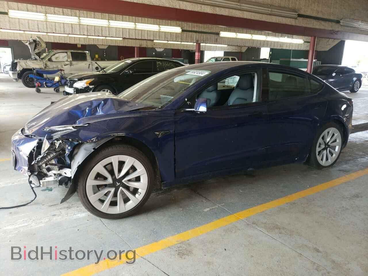 Photo 5YJ3E1EA1NF190227 - TESLA MODEL 3 2022