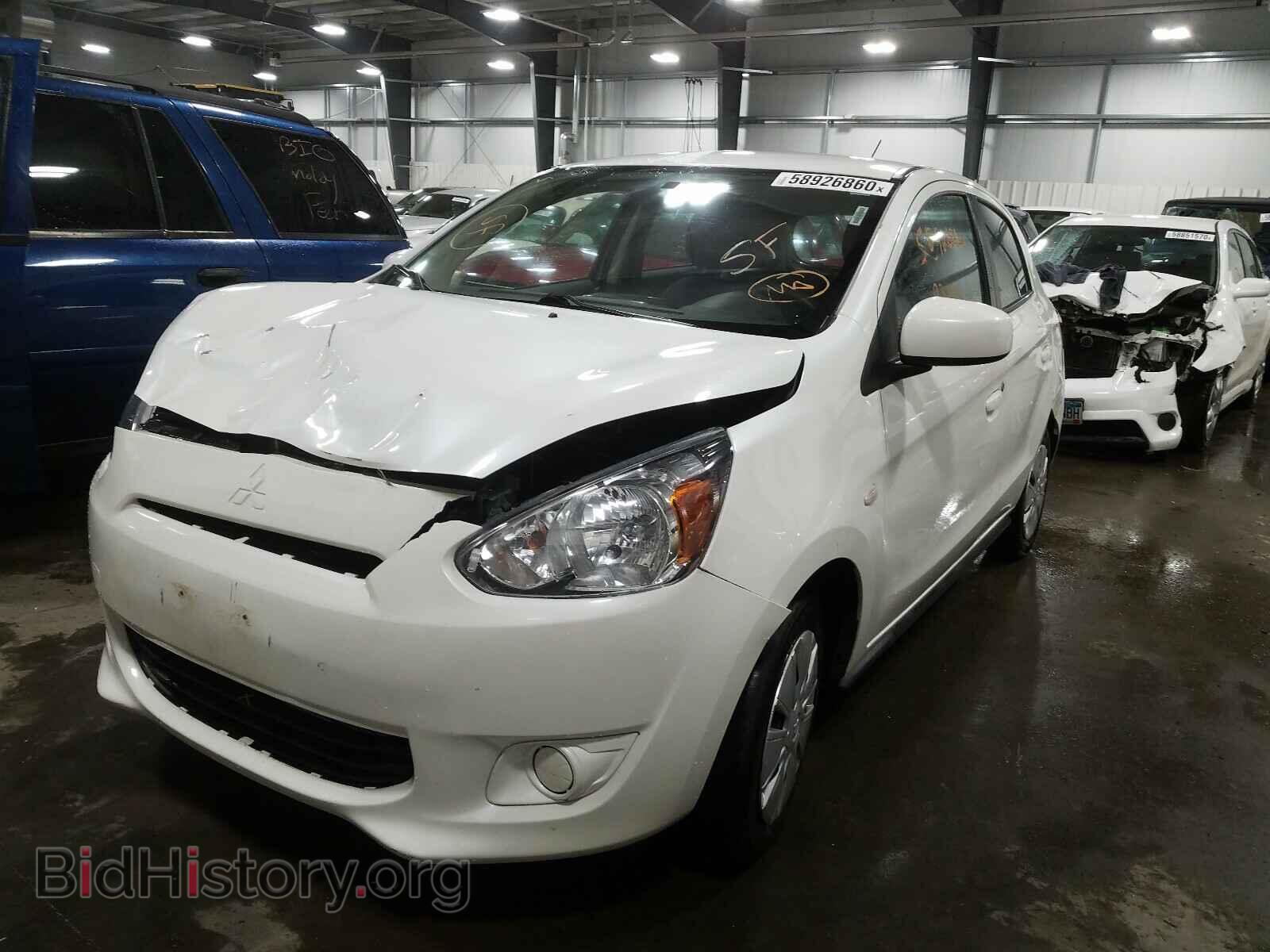 2015 MITSUBISHI MIRAGE - VIN: ML32A3HJ8FH048802 - Фото 2
