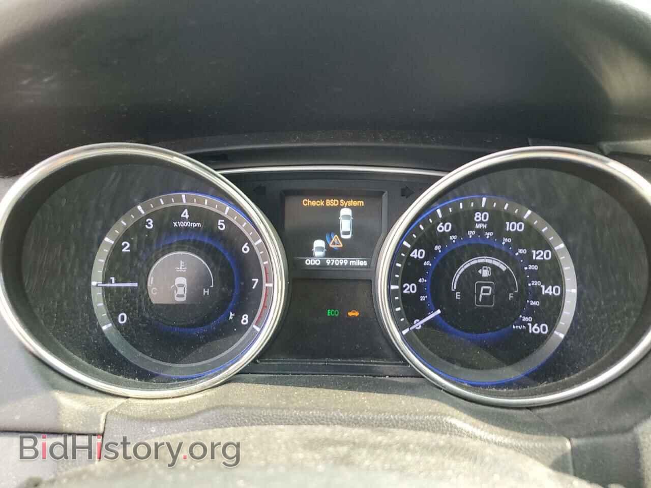 2014 HYUNDAI SONATA - VIN: 5NPEC4AC8EH910051 - Фото 9