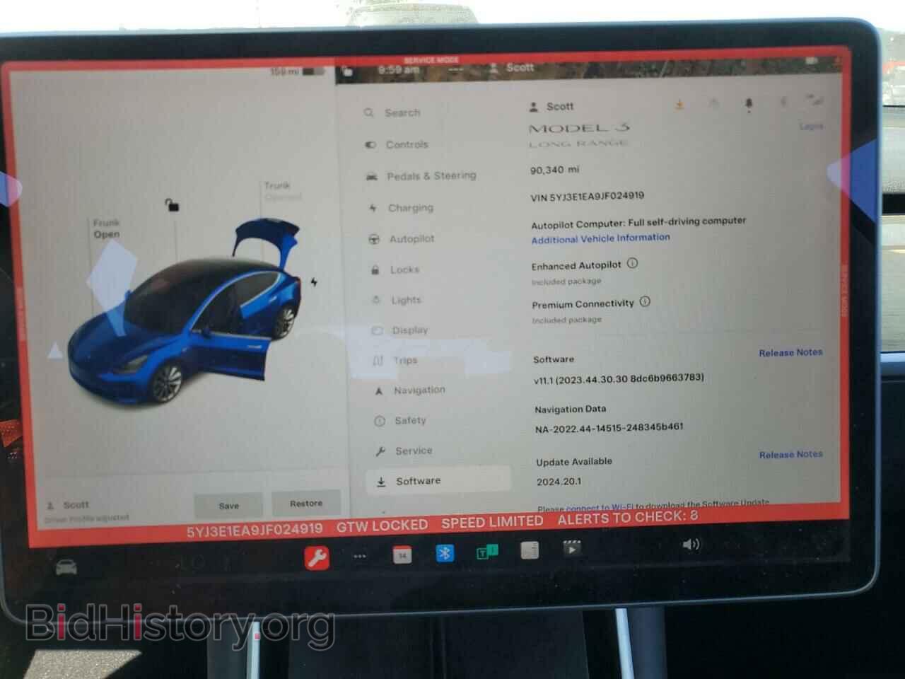 2018 TESLA MODEL 3 - VIN: 5YJ3E1EA9JF024919 - Фото 9