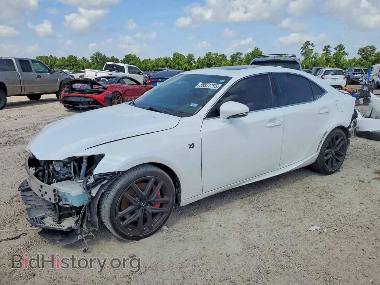 2016 Lexus IS 200t (VIN JTHBA1D22G5009575) — photo 1 of 13, Copart, damage: front end