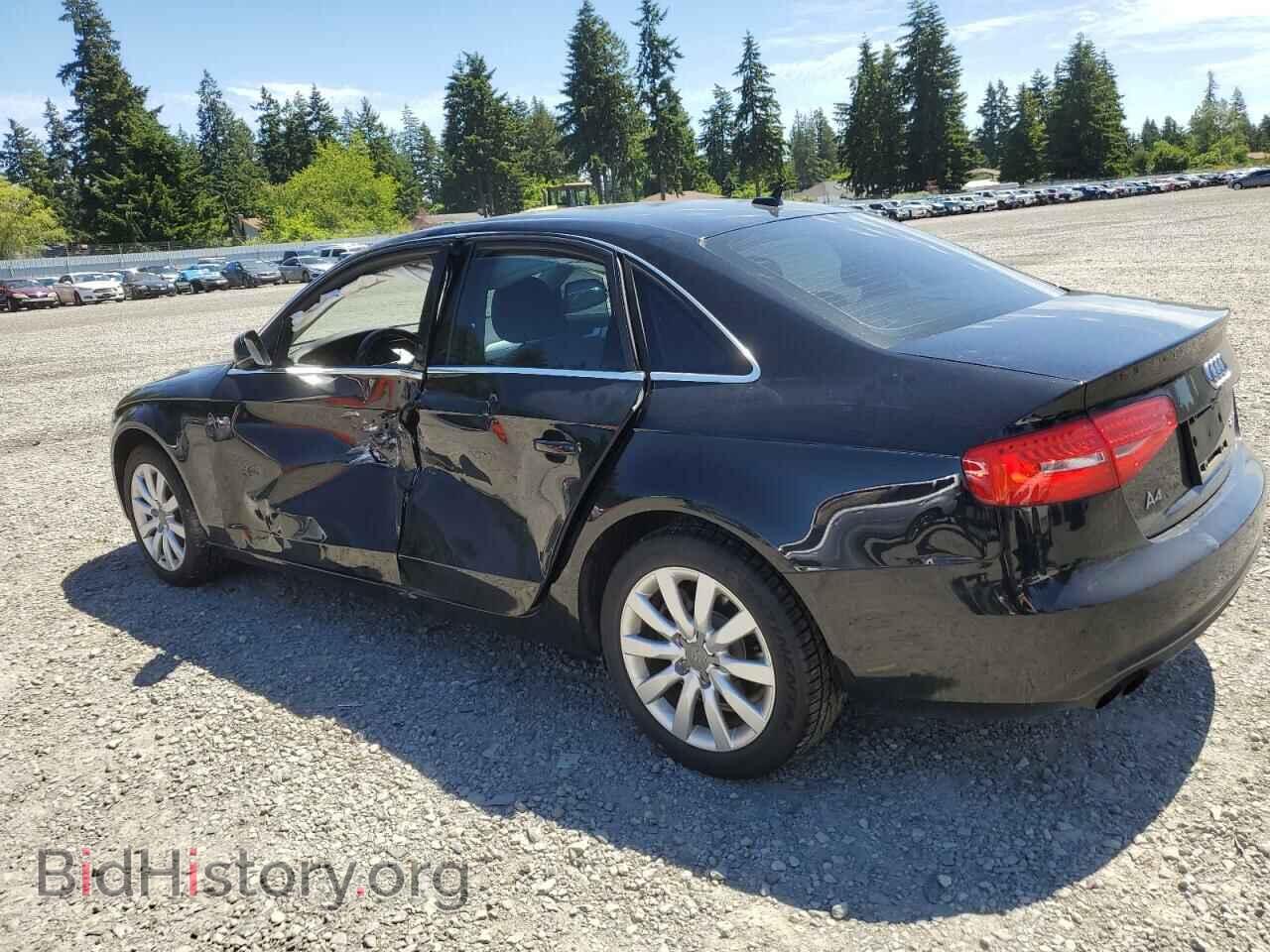 2013 AUDI A4 - VIN: WAUAFAFL0DN049585 - Фото 2