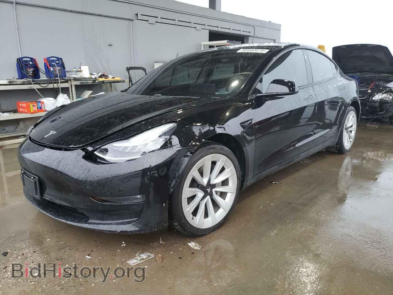Photo 5YJ3E1EB9MF856161 - TESLA MODEL 3 2021