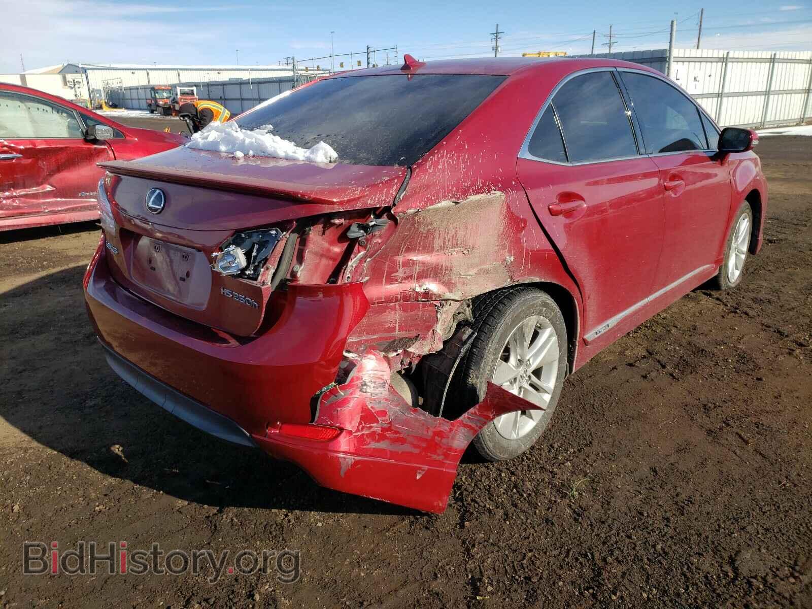 2010 LEXUS HS - VIN: JTHBB1BA1A2035312 - Фото 4