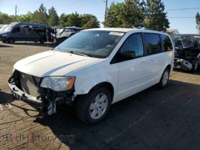 2011 Dodge CARAVAN EXPRESS, white — VIN 2D4RN4DG2BR762541, Copart