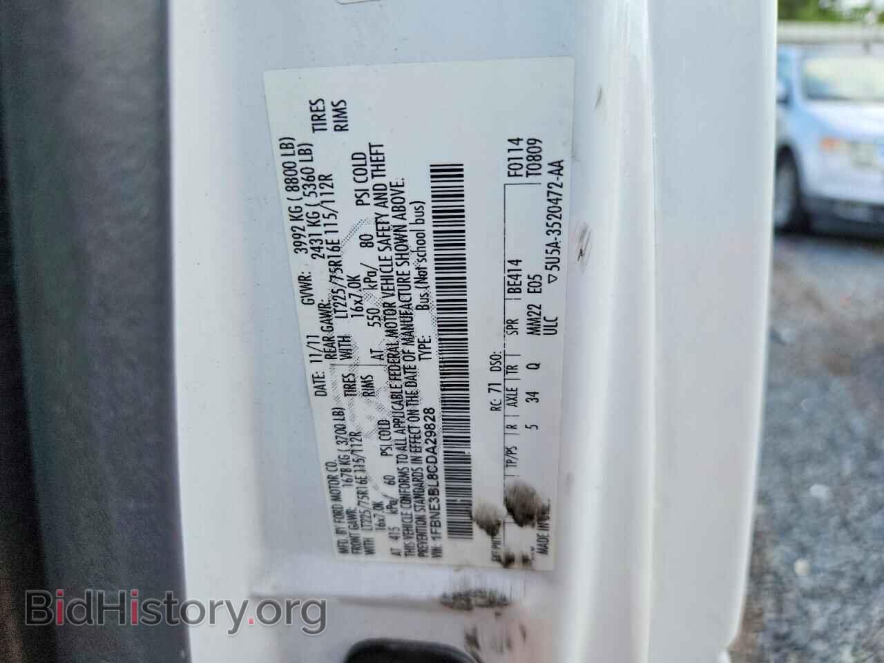 2012 FORD ECONOLINE - VIN: 1FBNE3BL8CDA29828 - Photo 13