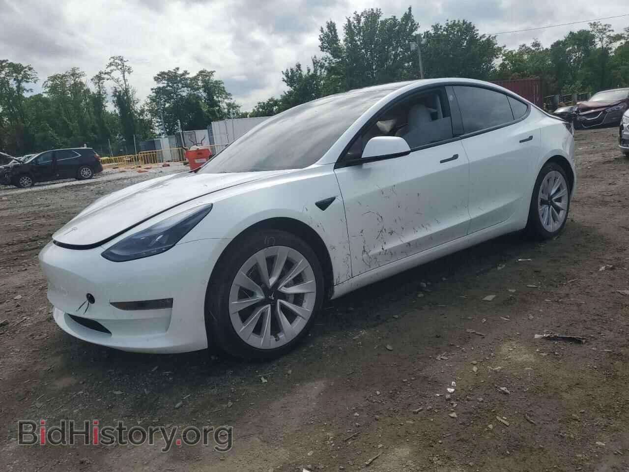 Photo 5YJ3E1EB7MF032563 - TESLA MODEL 3 2021