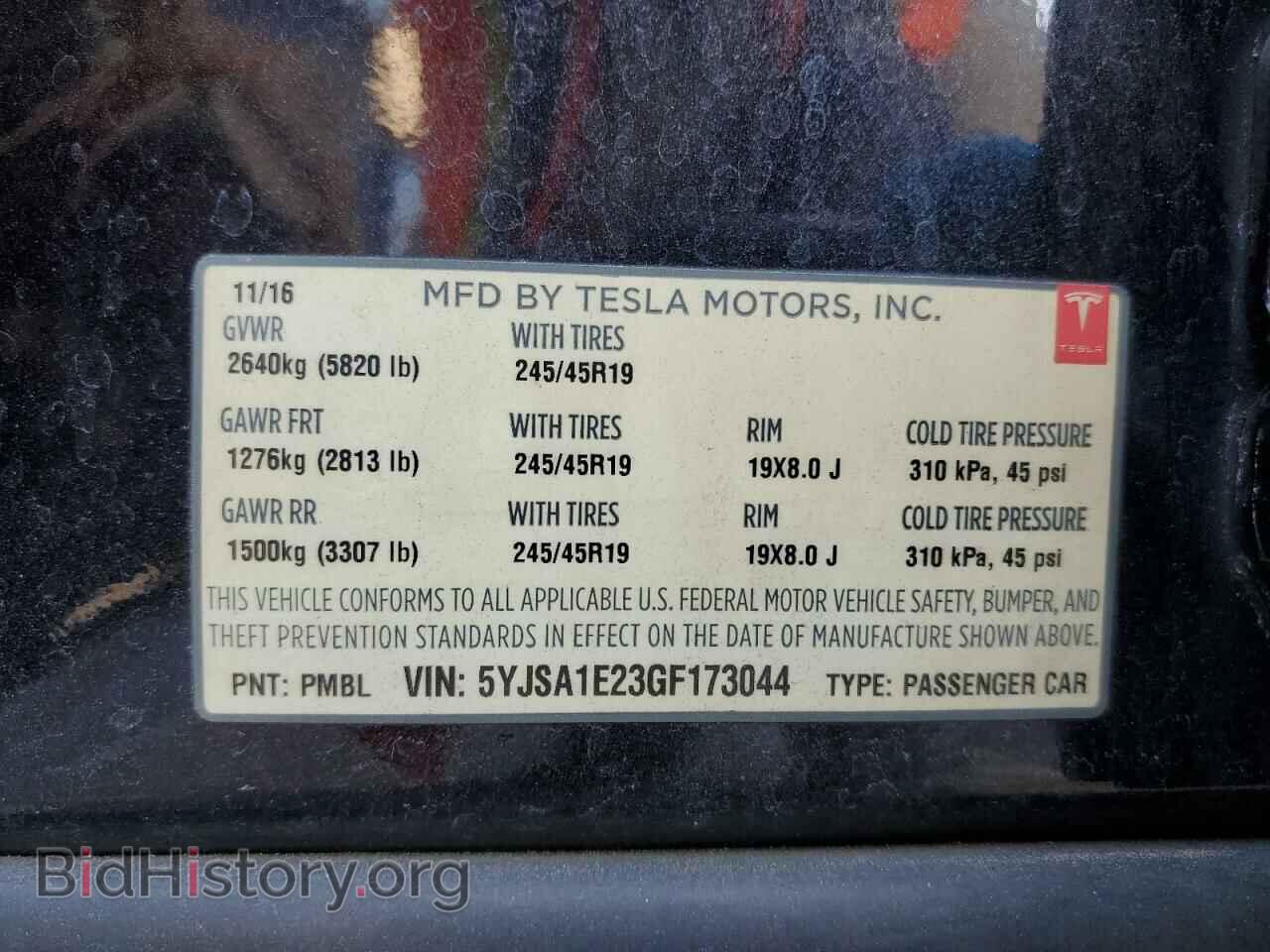 2016 TESLA MODEL S - VIN: 5YJSA1E23GF173044 - Photo 12