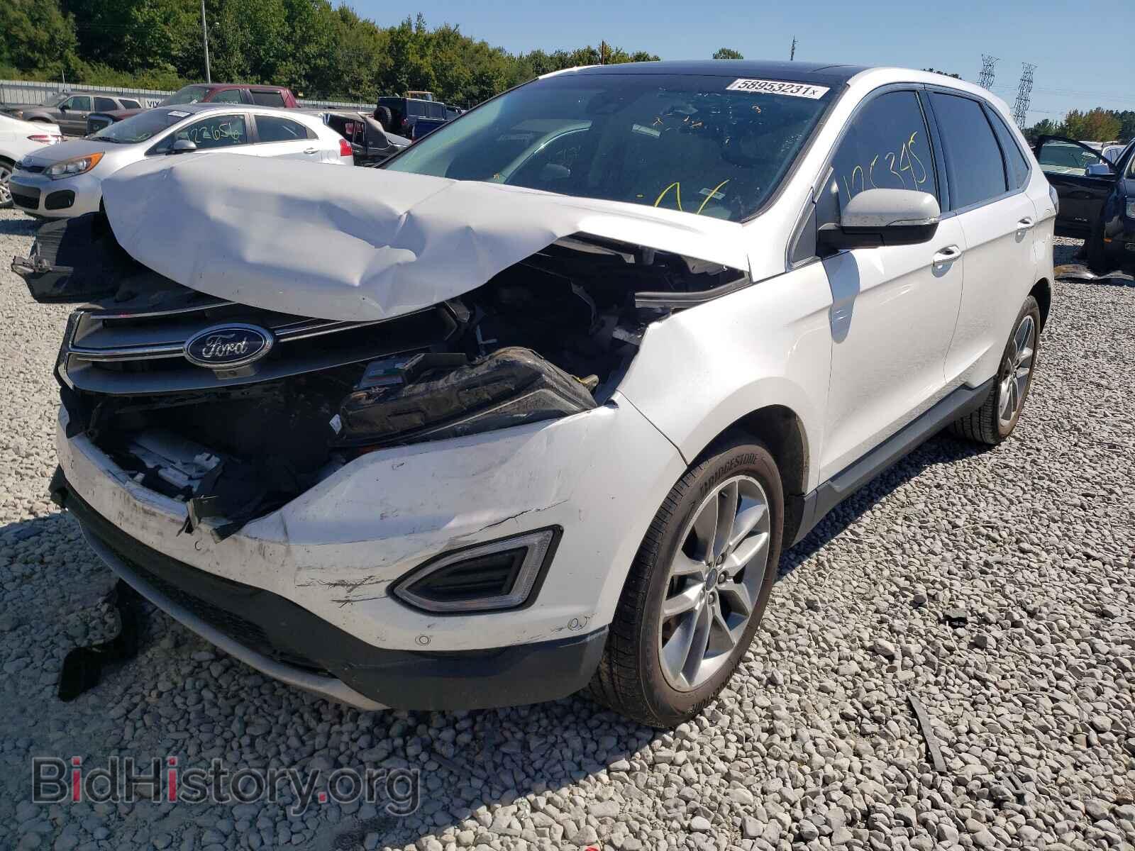 2016 FORD EDGE - VIN: 2FMPK3K85GBB09524 - Фото 2