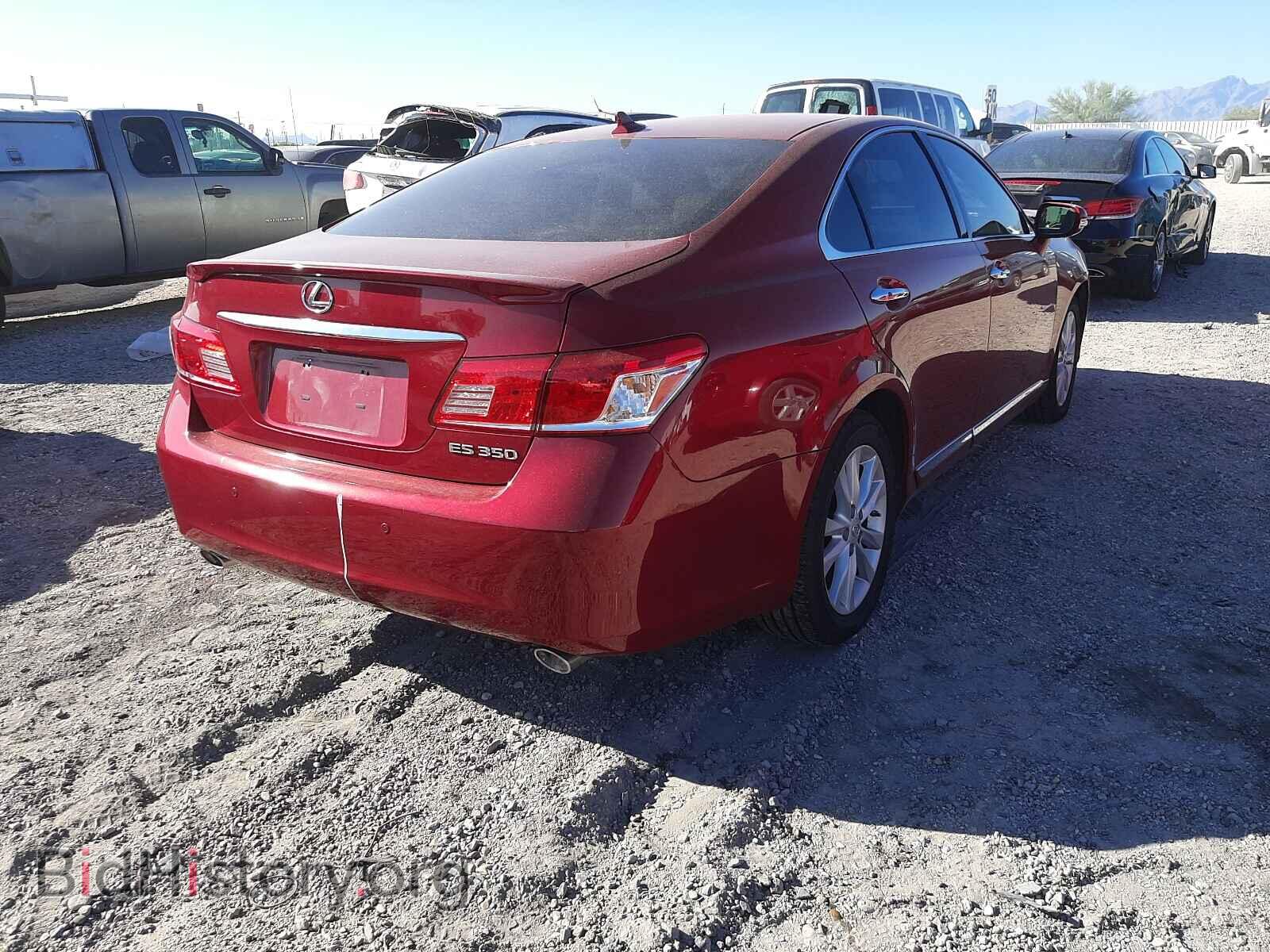 2012 LEXUS ES350 - VIN: JTHBK1EG0C2503033 - Фото 4