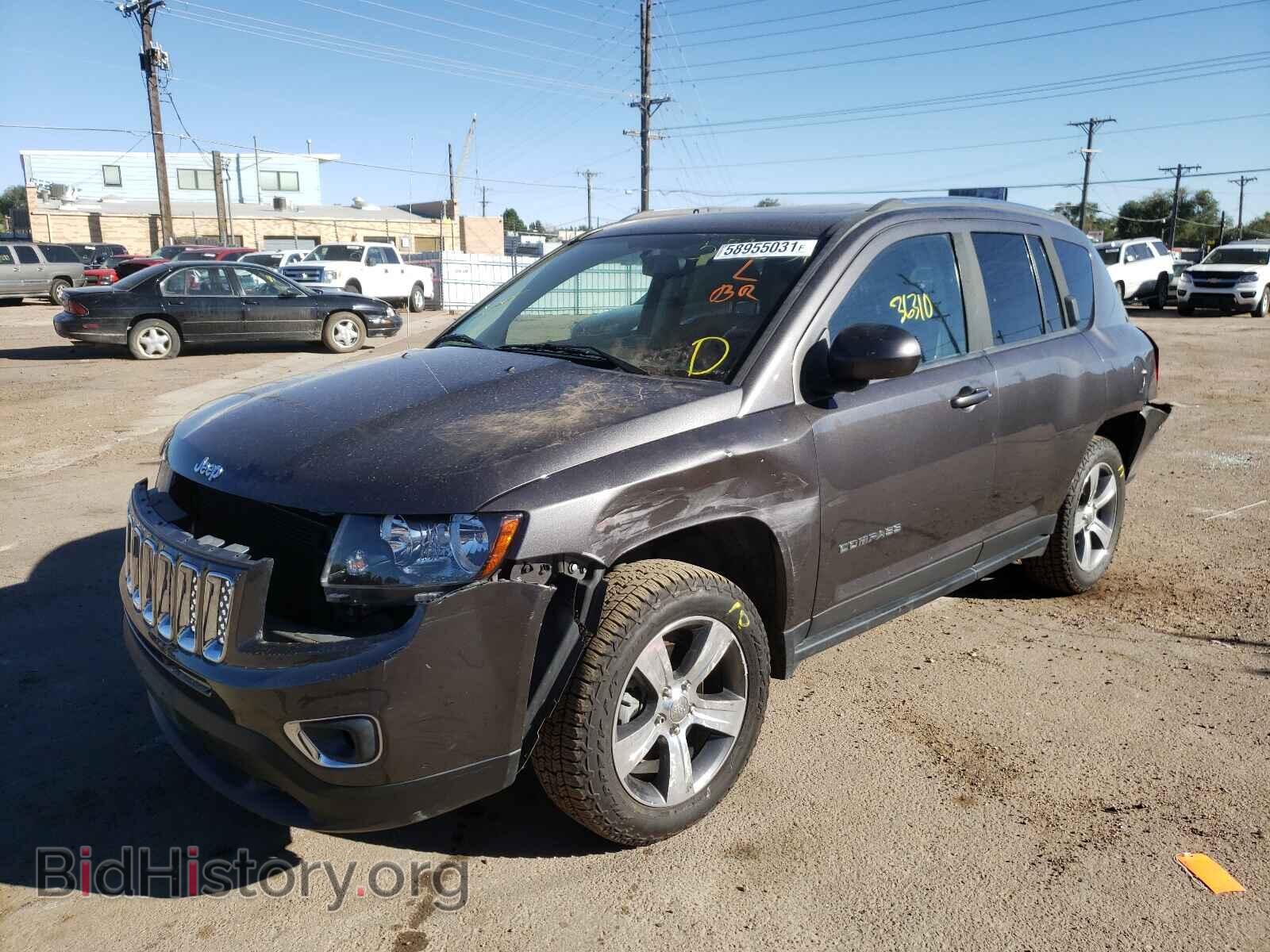 2016 JEEP COMPASS - VIN: 1C4NJCEA7GD763206 - Фото 2
