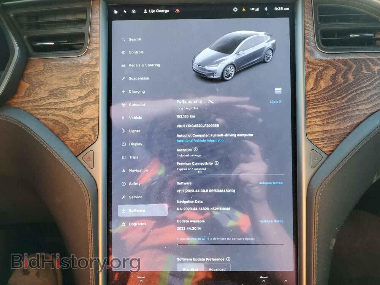 2020 TESLA MODEL X - VIN: 5YJXCAE20LF299355 - Photo 9