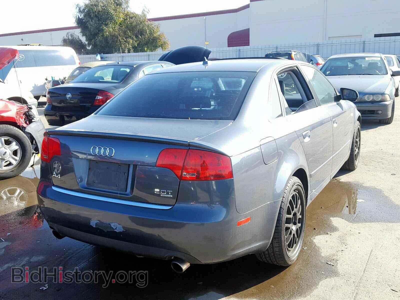 2007 AUDI A4 - VIN: WAUDF78E37A115833 - Фото 4