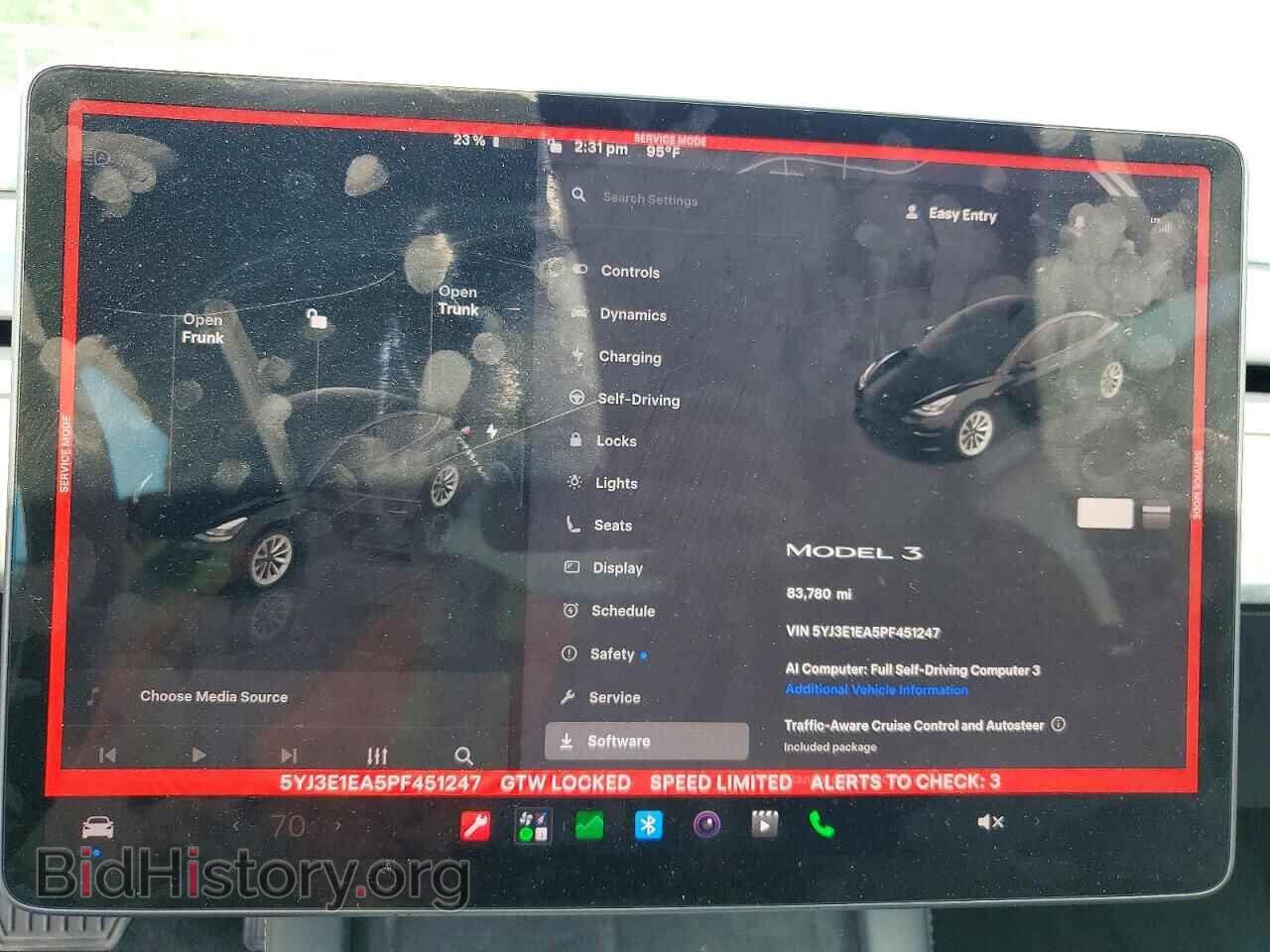 2023 TESLA MODEL 3 - VIN: 5YJ3E1EA5PF451247 - Фото 9