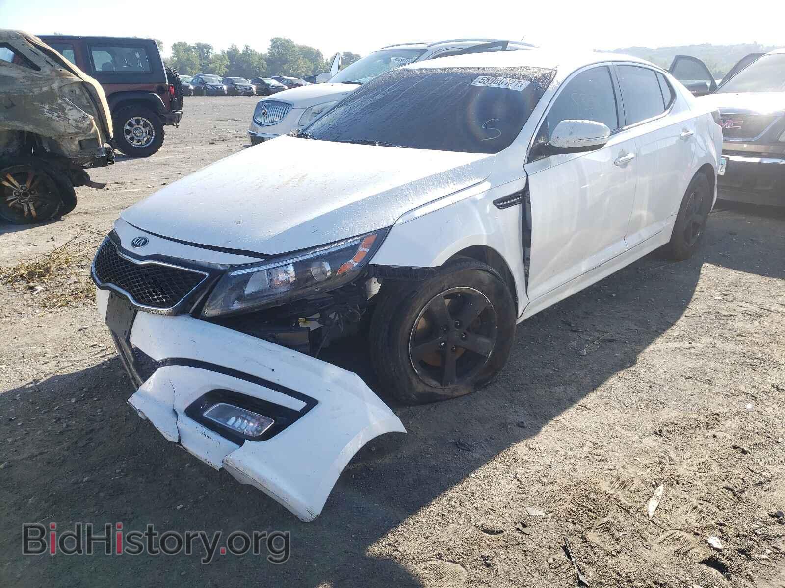 2015 KIA OPTIMA - VIN: KNAGM4A74F5663649 - Фото 2