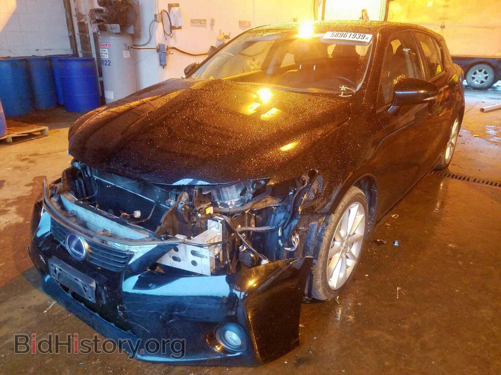 2012 LEXUS CT 200 - VIN: JTHKD5BH1C2079294 - Фото 2