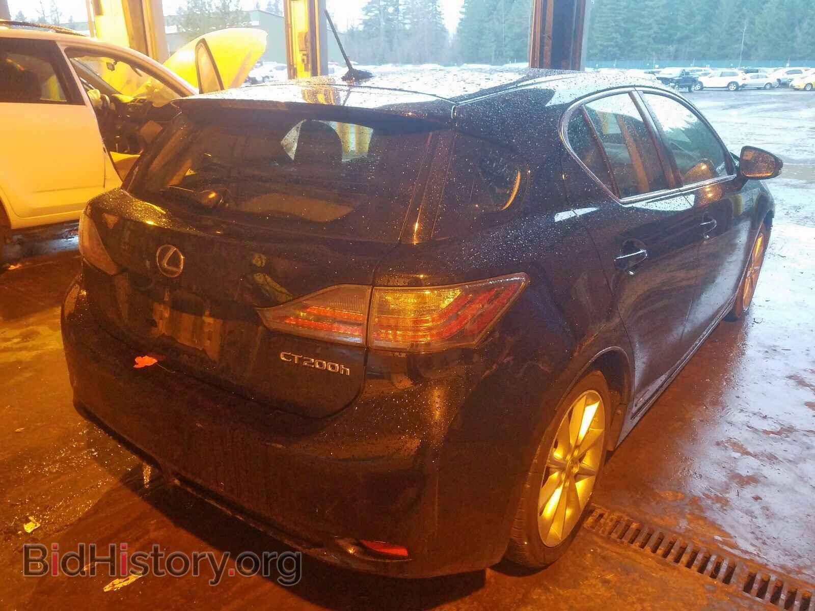 2012 LEXUS CT 200 - VIN: JTHKD5BH1C2079294 - Фото 4