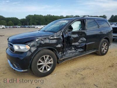 2016 Dodge DURANGO Limited, черный — VIN 1C4RDHDG5GC346314, Copart
