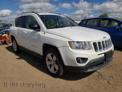 2012 Jeep COMPASS Compass LA, white — VIN 1C4NJDEB9CD572959, Copart