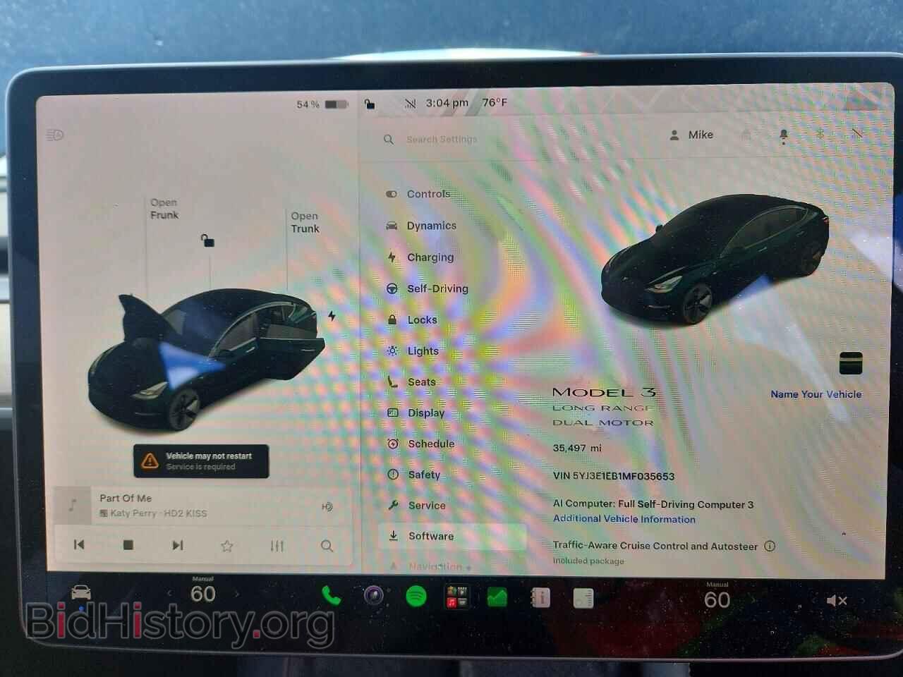 2021 TESLA MODEL 3 - VIN: 5YJ3E1EB1MF035653 - Photo 9