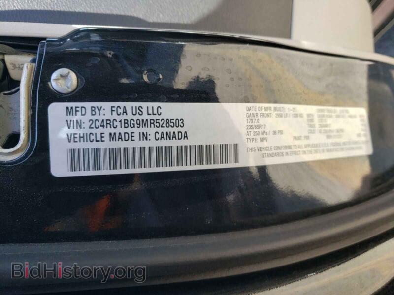 2021 Chrysler PACIFICA (VIN 2C4RC1BG9MR528503) — photo 10 of 10