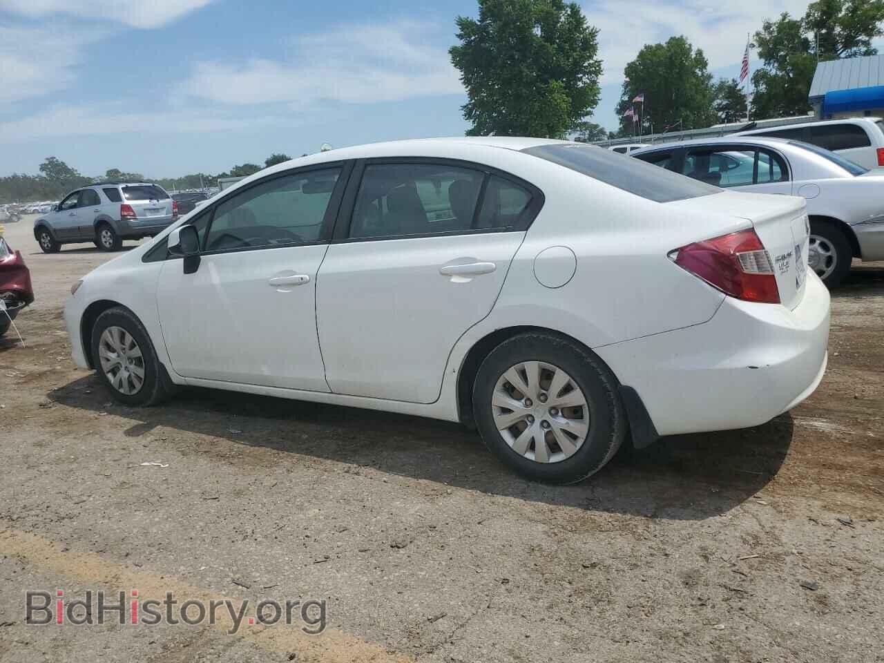 2012 HONDA CIVIC - VIN: 2HGFB2F57CH586782 - Фото 2