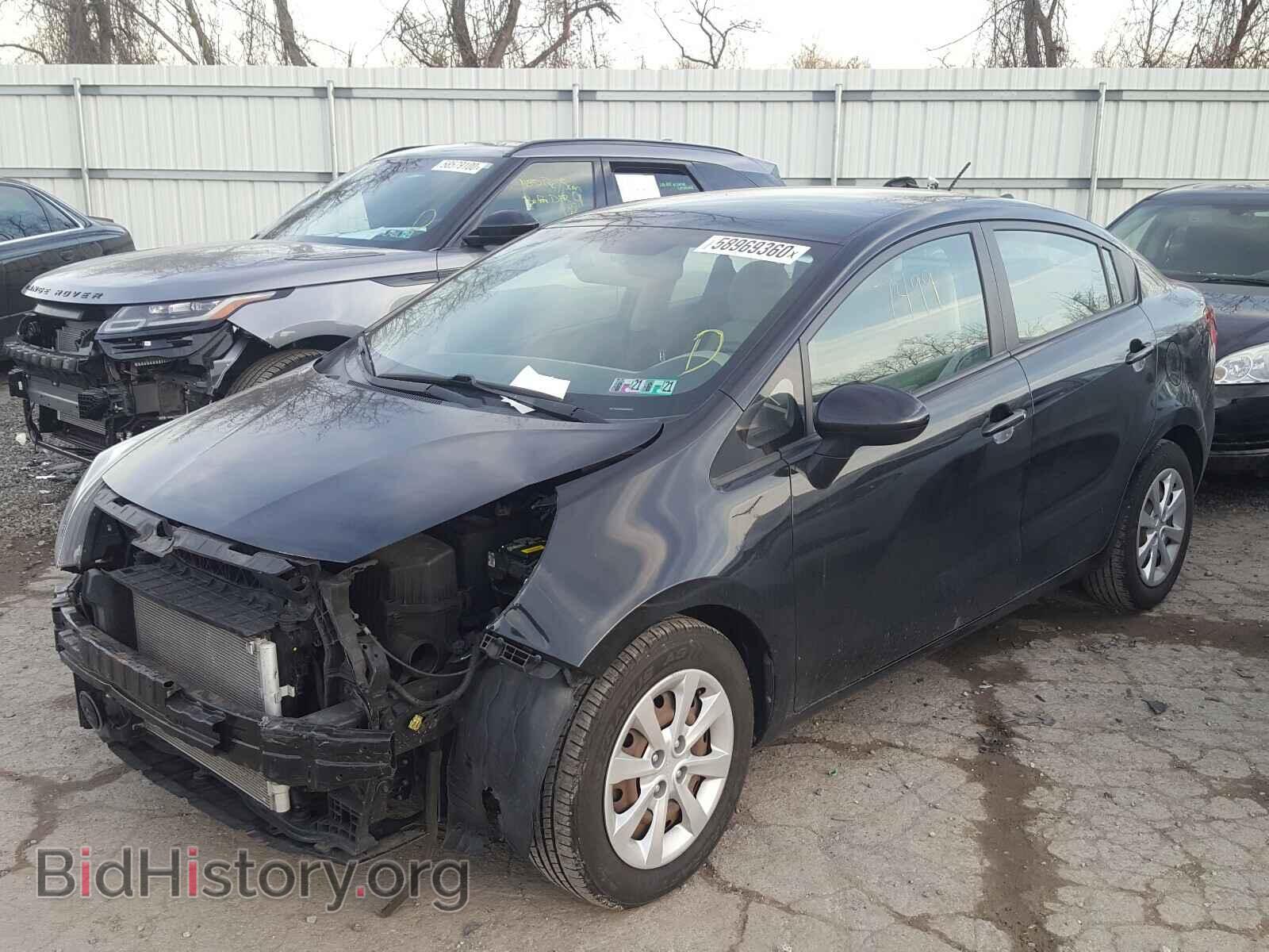 2013 KIA RIO - VIN: KNADM4A38D6284211 - Photo 2