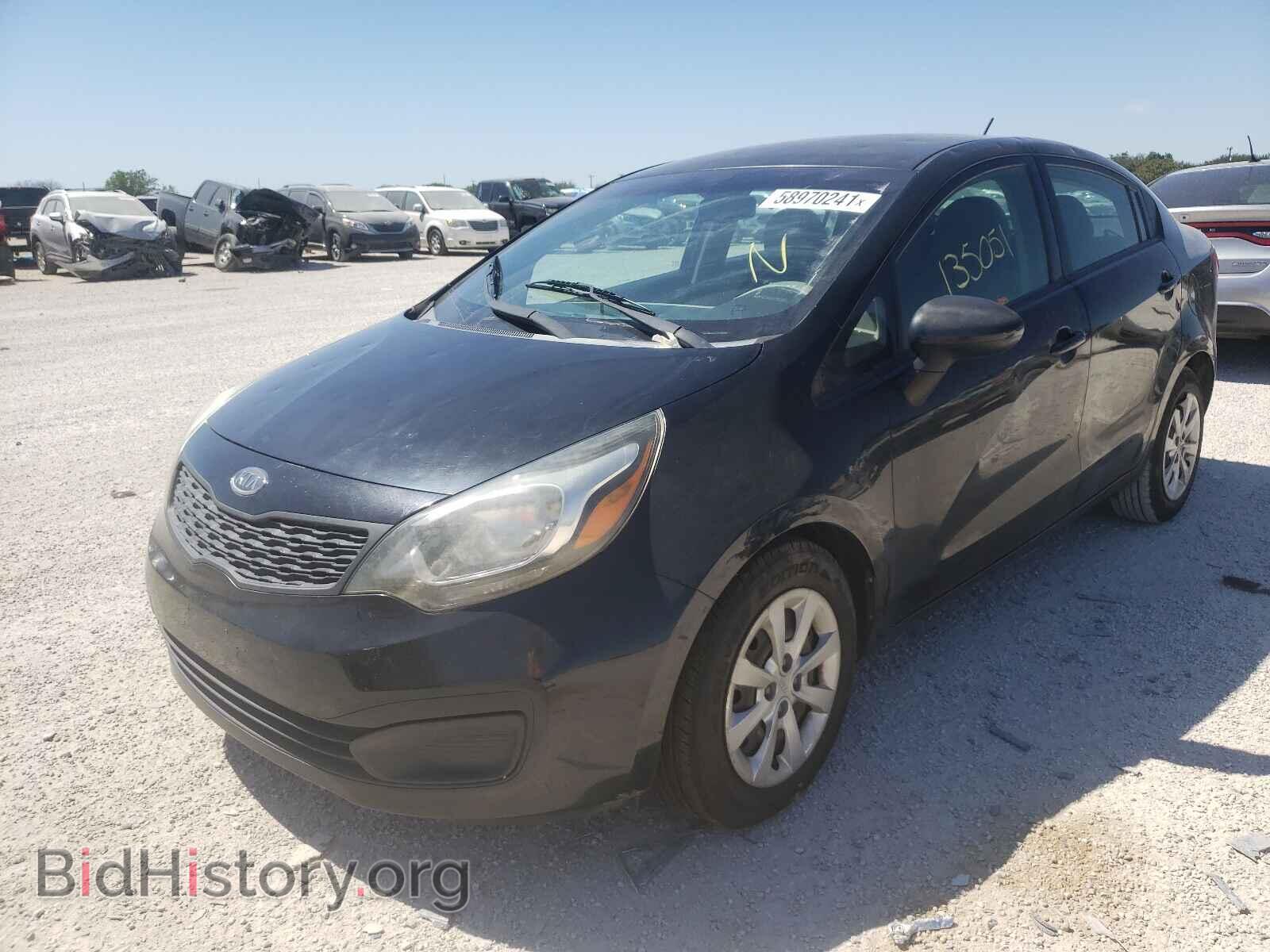 2012 KIA RIO - VIN: KNADM4A37C6086928 - Фото 2