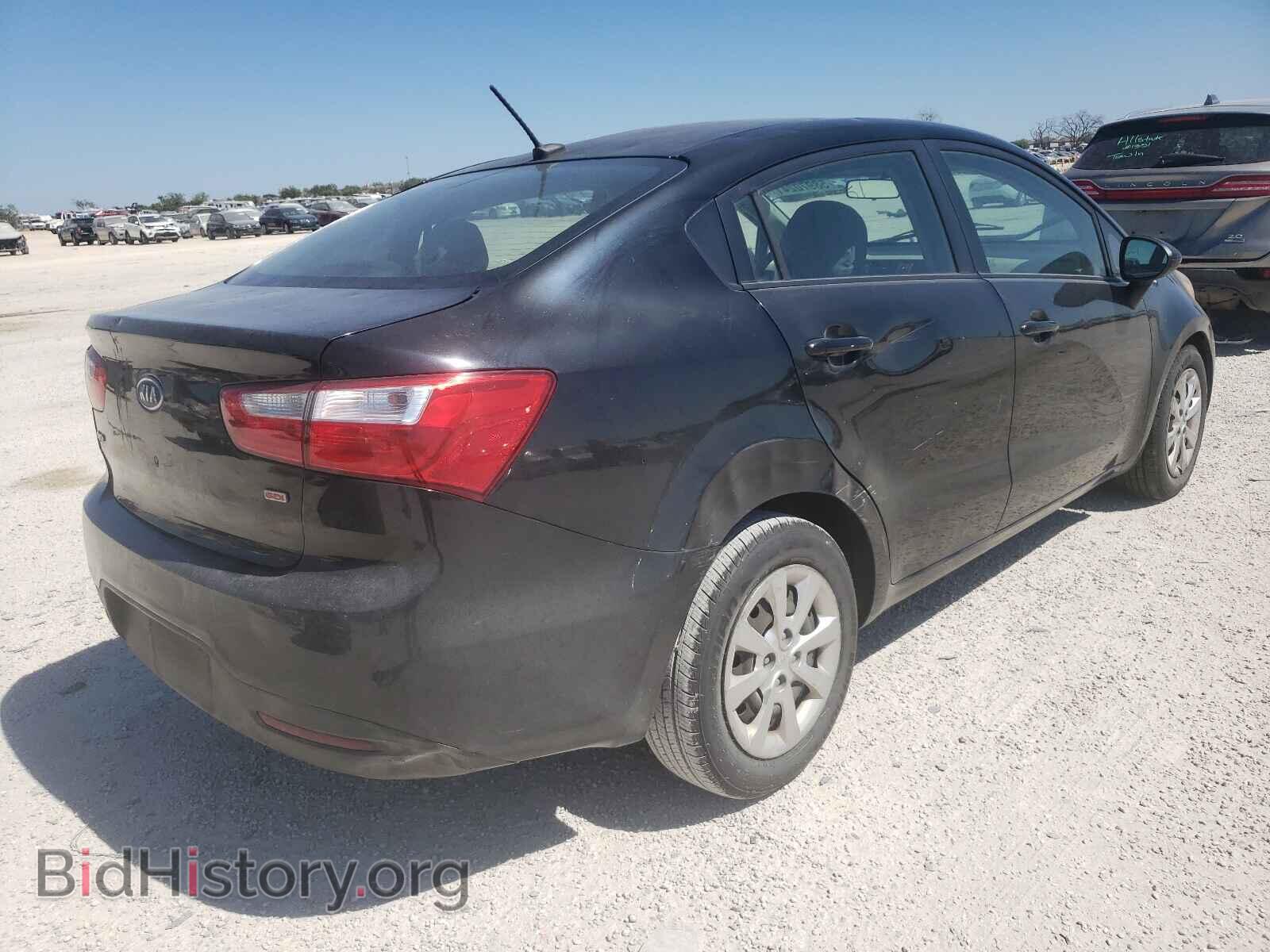 2012 KIA RIO - VIN: KNADM4A37C6086928 - Фото 4