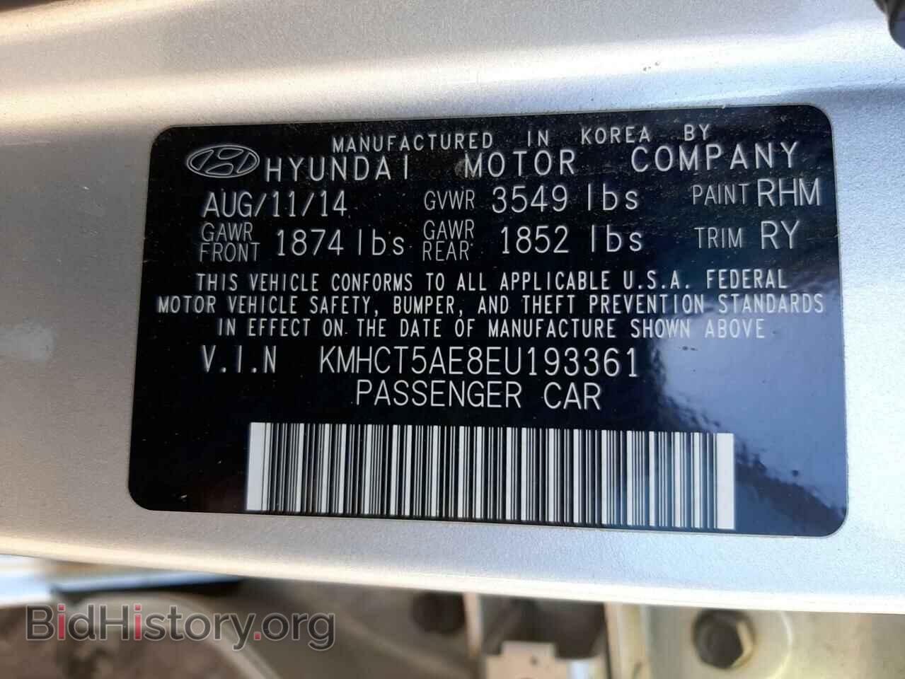 2014 HYUNDAI ACCENT - VIN: KMHCT5AE8EU193361 - Фото 10