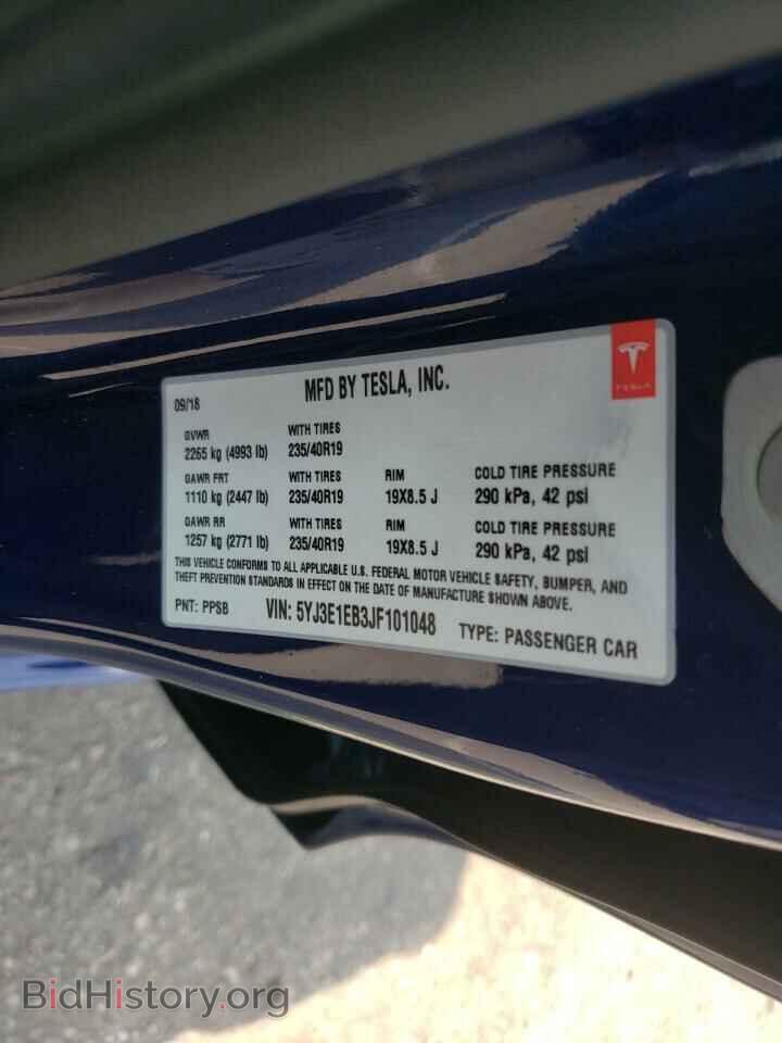 2018 TESLA MODEL 3 - VIN: 5YJ3E1EB3JF101048 - Photo 10