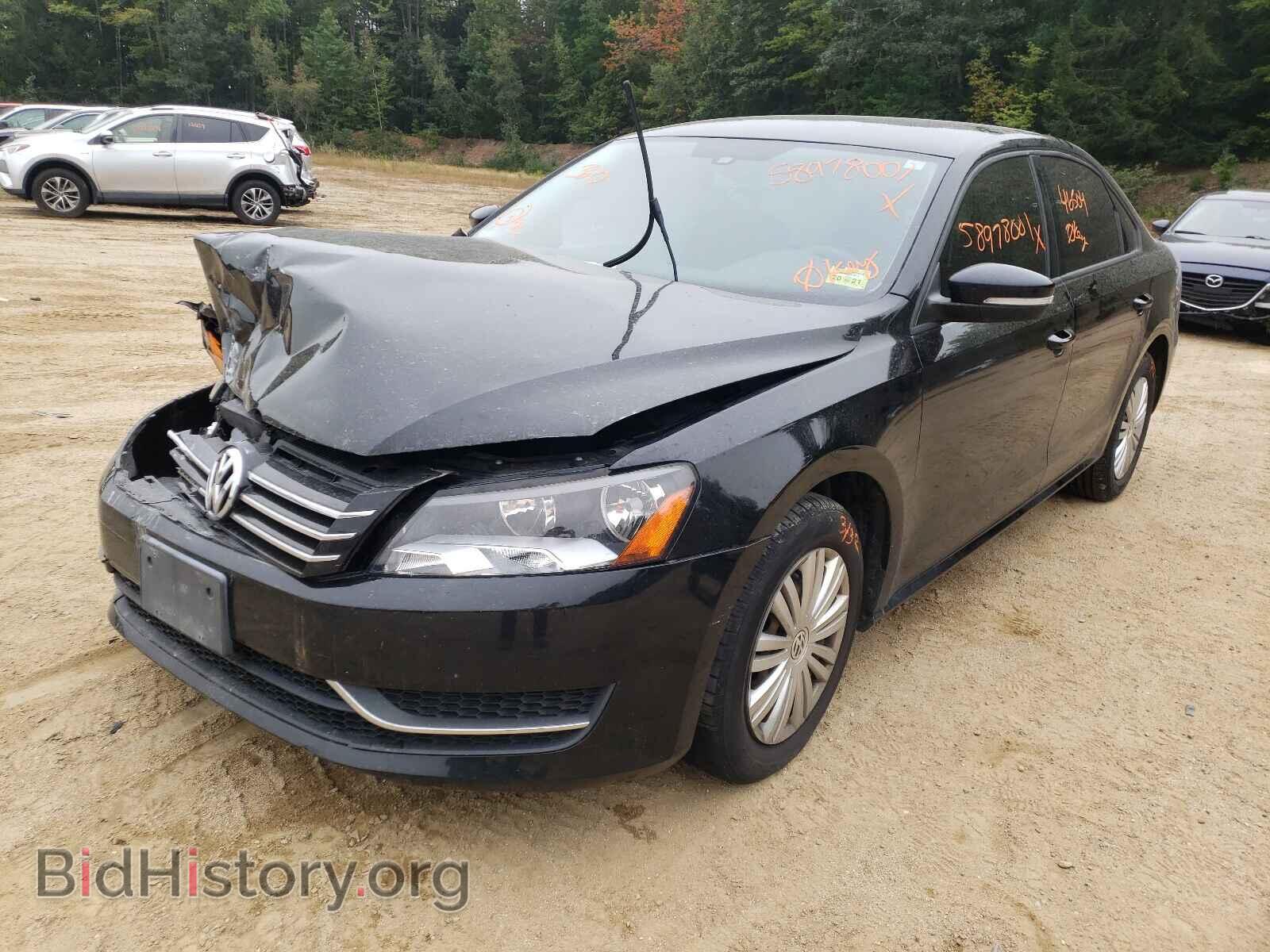2014 VOLKSWAGEN PASSAT - VIN: 1VWAT7A35EC095476 - Фото 2