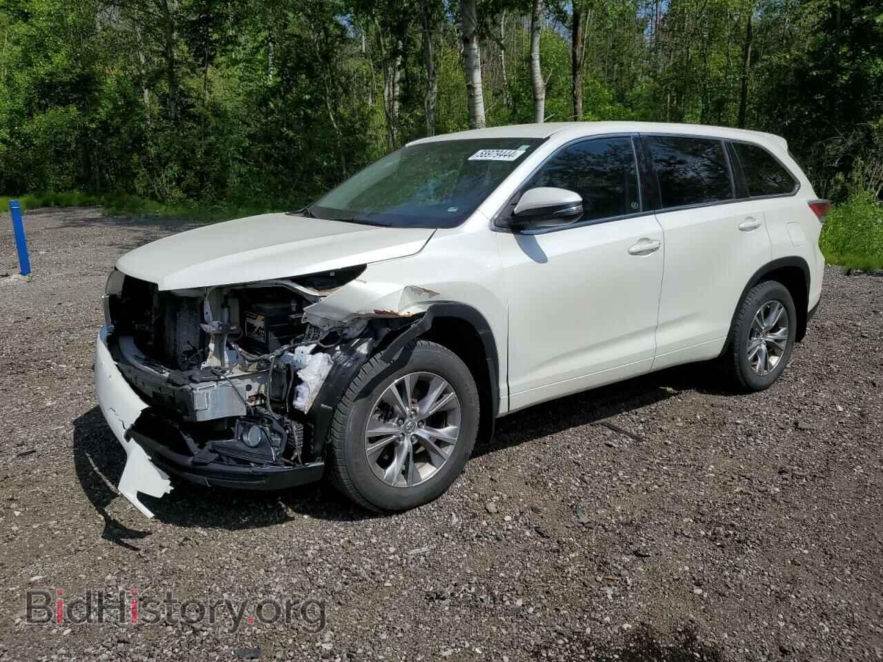 Photo 5TDBKRFH3FS194016 - TOYOTA HIGHLANDER 2015
