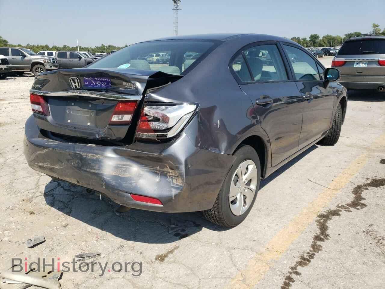2013 HONDA CIVIC - VIN: 19XFB2F57DE076122 - Фото 4