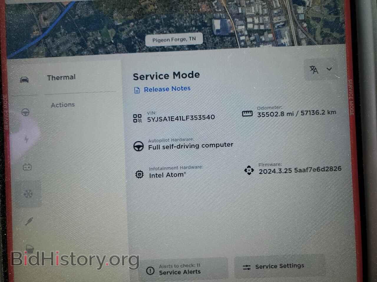 2020 TESLA MODEL S - VIN: 5YJSA1E41LF353540 - Фото 9
