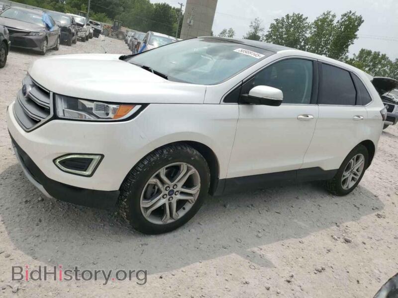2015 Ford EDGE Titanium (VIN 2FMTK4K92FBB12148) — фото 1 из 13, Copart, повреждение: передняя часть