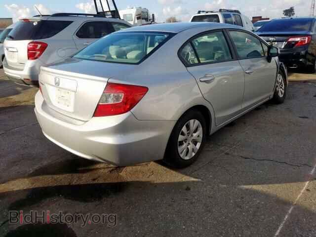 2012 HONDA CIVIC LX - VIN: 19XFB2F52CE365861 - Фото 4