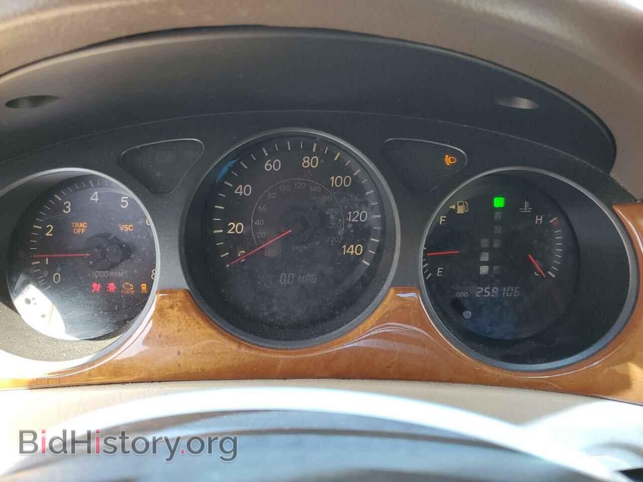 2005 LEXUS ES330 - VIN: JTHBA30G755068051 - Фото 9