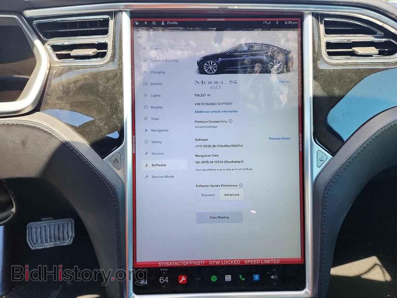 2013 TESLA MODEL S - VIN: 5YJSA1AC7DFP10217 - Photo 9