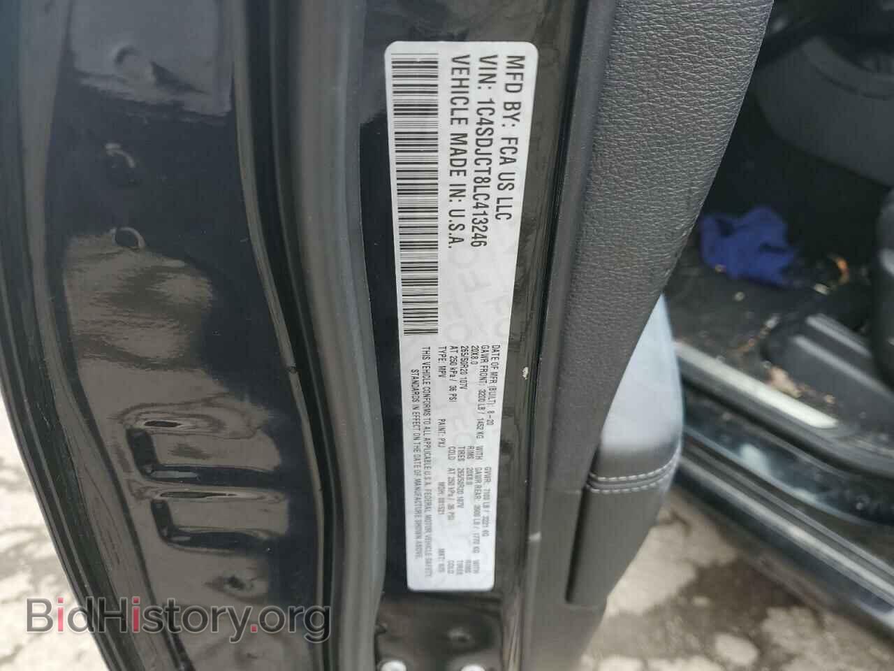 2020 DODGE DURANGO - VIN: 1C4SDJCT8LC413246 - Photo 10