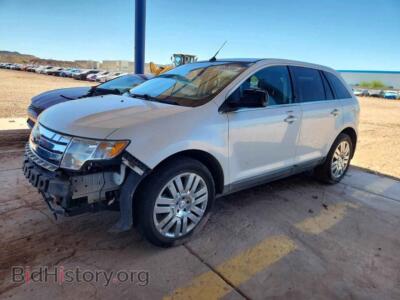 2010 Ford EDGE Limited, белый — VIN 2FMDK3KC6ABB09465, Copart