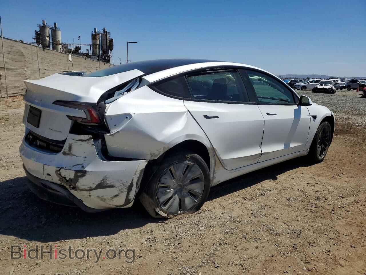 2025 TESLA MODEL 3 - VIN: 5YJ3E1EB3SF077786 - Photo 3