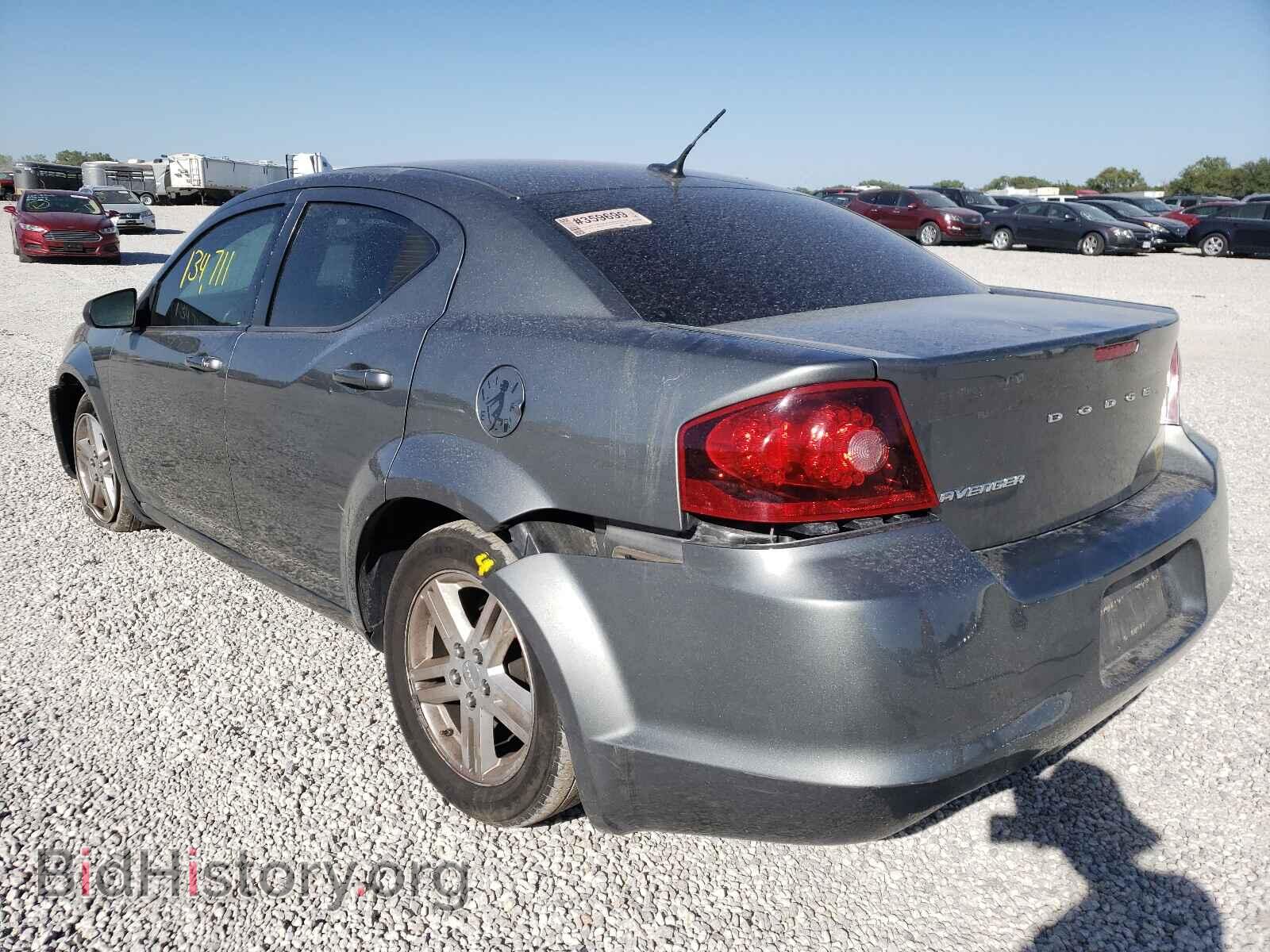 2013 DODGE AVENGER - VIN: 1C3CDZAB9DN590475 - Фото 3