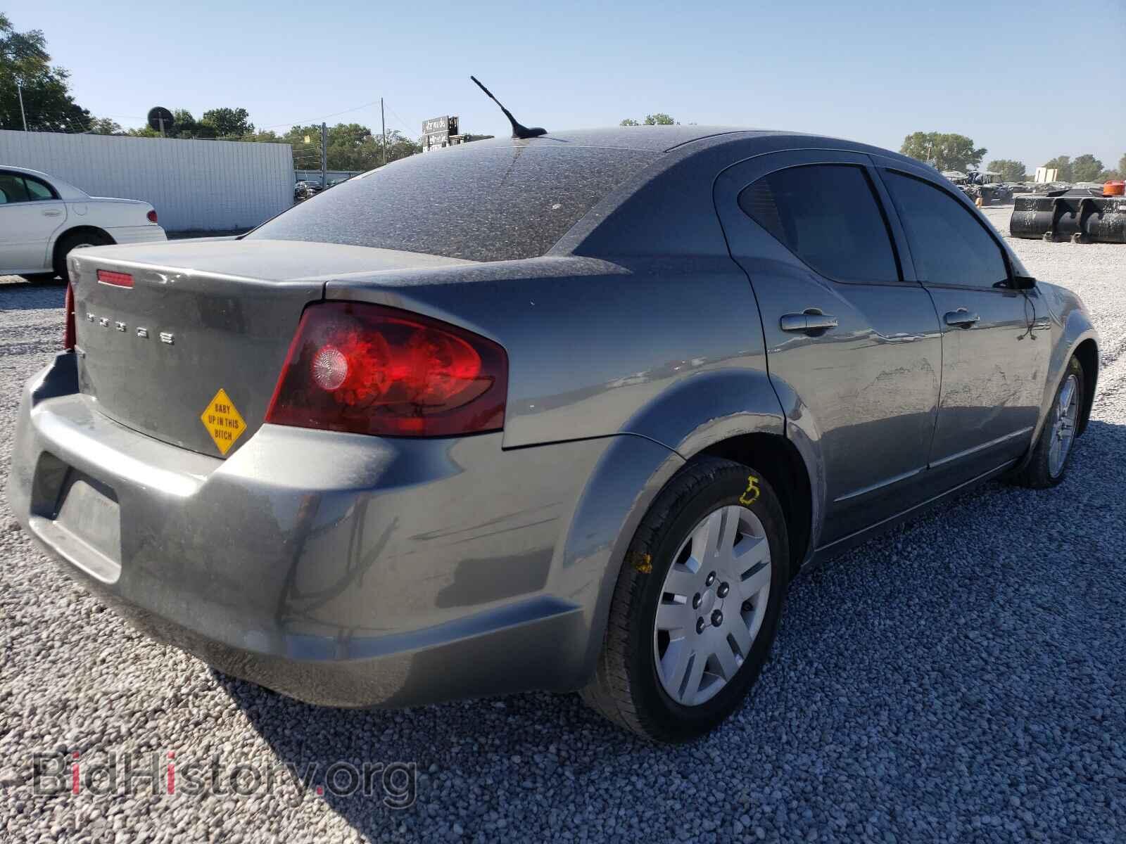 2013 DODGE AVENGER - VIN: 1C3CDZAB9DN590475 - Фото 4