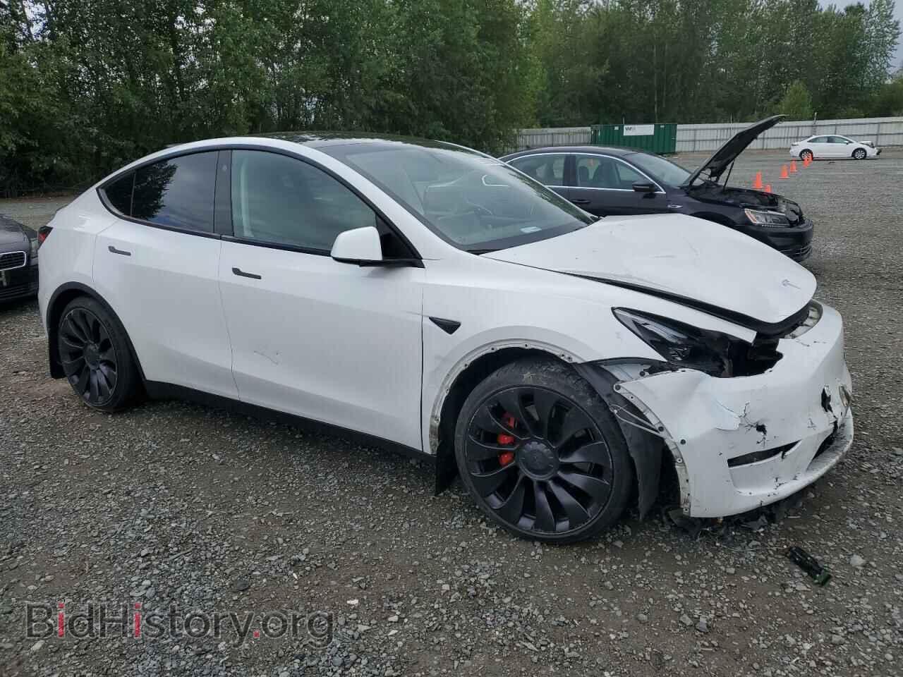 2022 TESLA MODEL Y - VIN: 7SAYGDEFXNF396758 - Фото 4