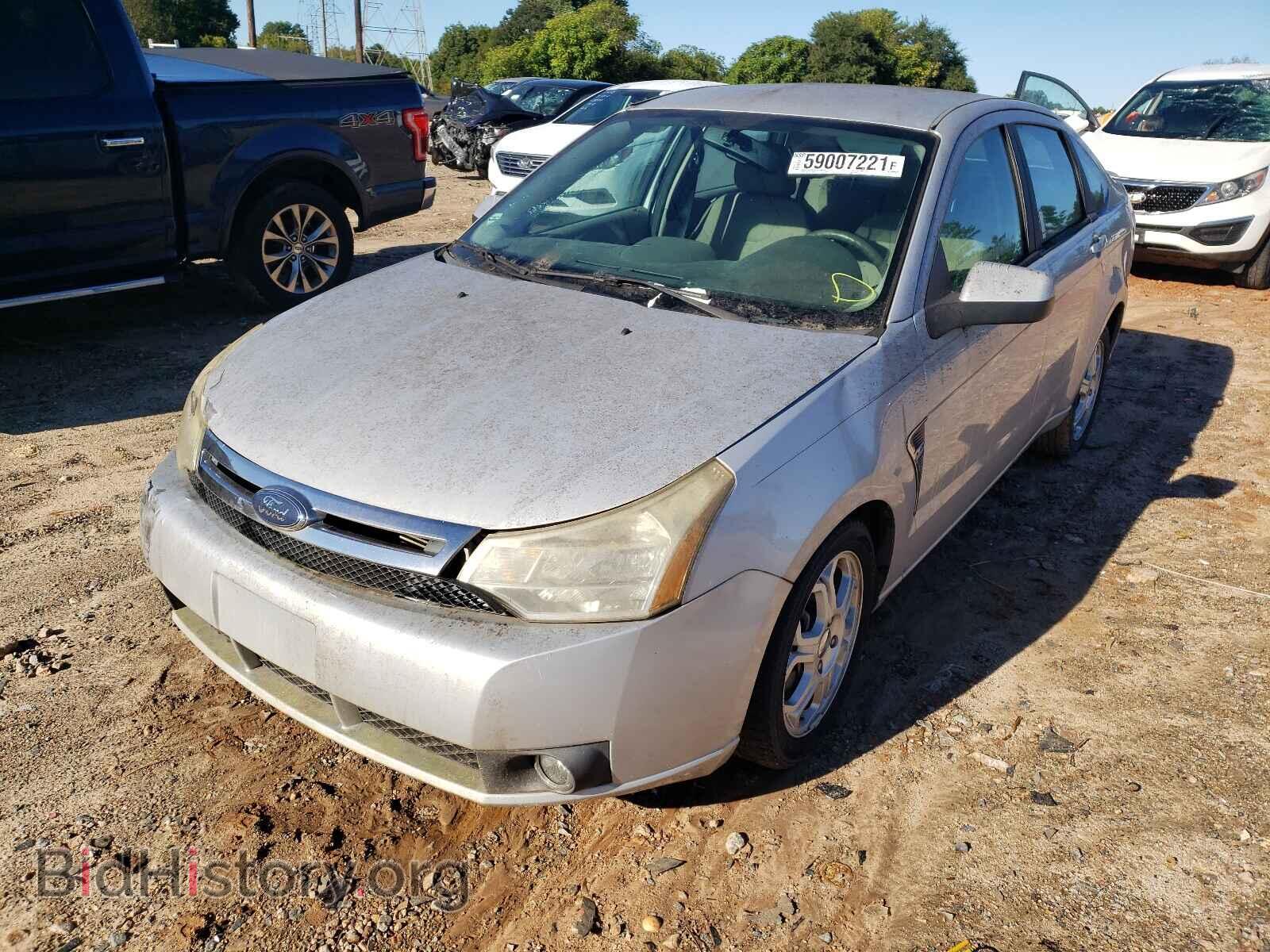 2008 FORD FOCUS - VIN: 1FAHP35N58W299522 - Фото 2