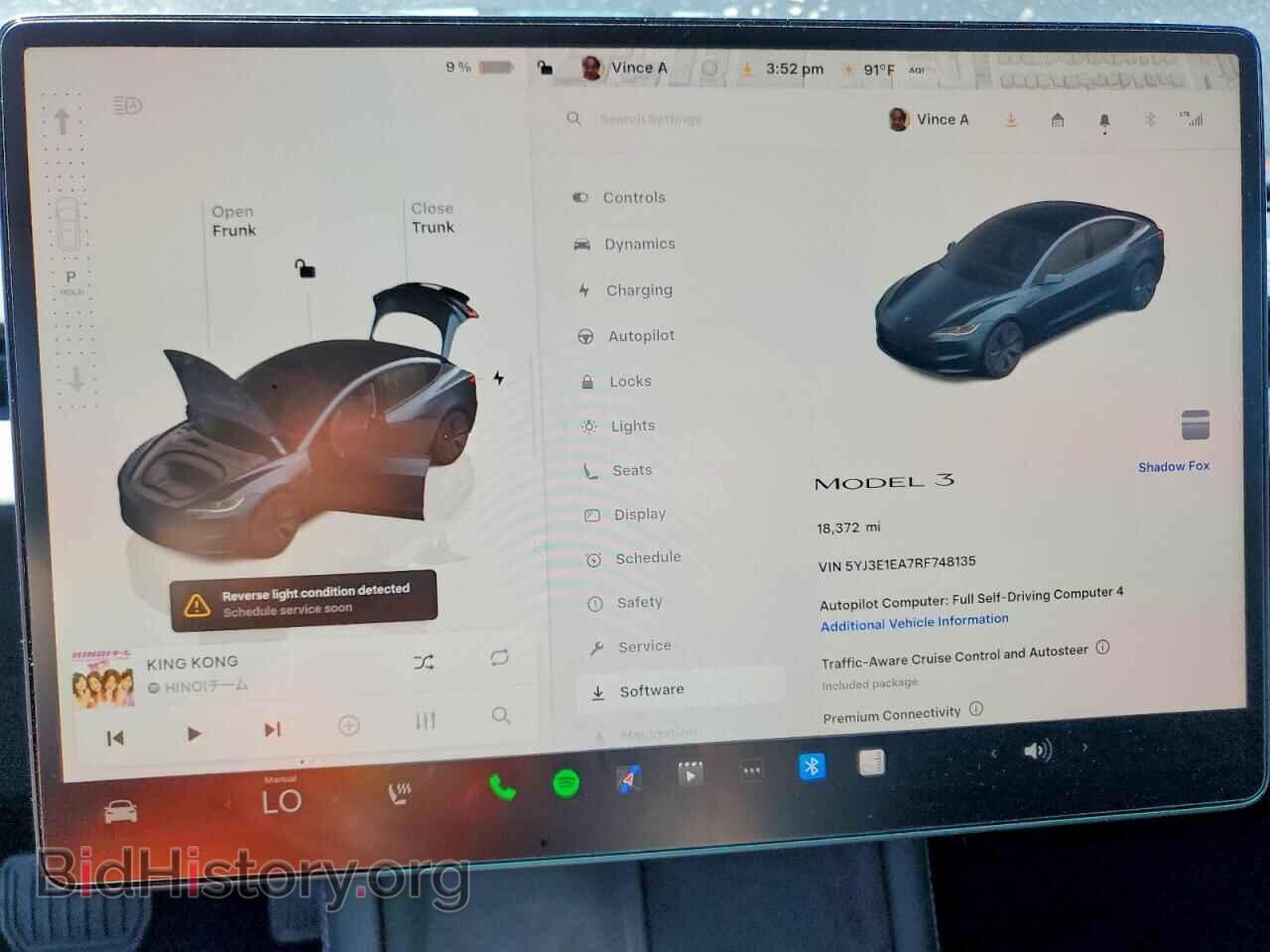 2024 TESLA MODEL 3 - VIN: 5YJ3E1EA7RF748135 - Photo 9