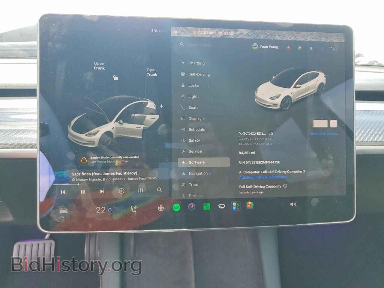 2021 TESLA MODEL 3 - VIN: 5YJ3E1EB2MF044720 - Photo 9