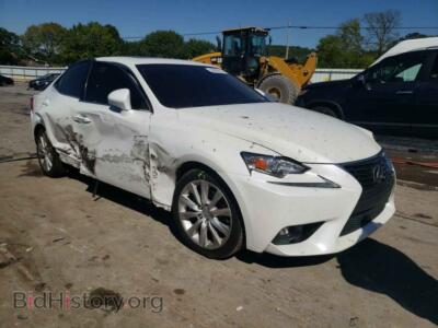 2015 Lexus IS IS 250, белый — VIN JTHBF1D24F5060852, Copart