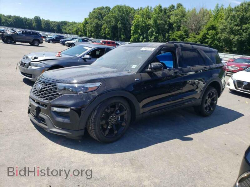 2023 Ford EXPLORER ST-Line (VIN 1FMSK8KH0PGB26537) — photo 1 of 14, Copart, damage: front end